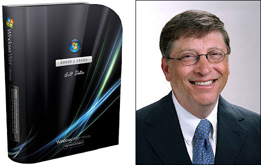 Bill Gates Signed Windows Vista